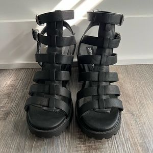 Dirty Laundry black heels.